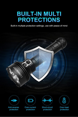 Lumintop PK26 Dual Light Source Search Flashlight  22000 Lumens