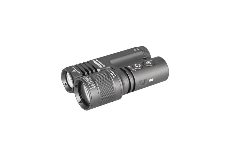 Acebeam Terminator M1 Dual Head LEP/LED Flashlight (Limited Edition) 3500 Lumens (Gray)