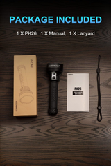 Lumintop PK26 Dual Light Source Search Flashlight  22000 Lumens