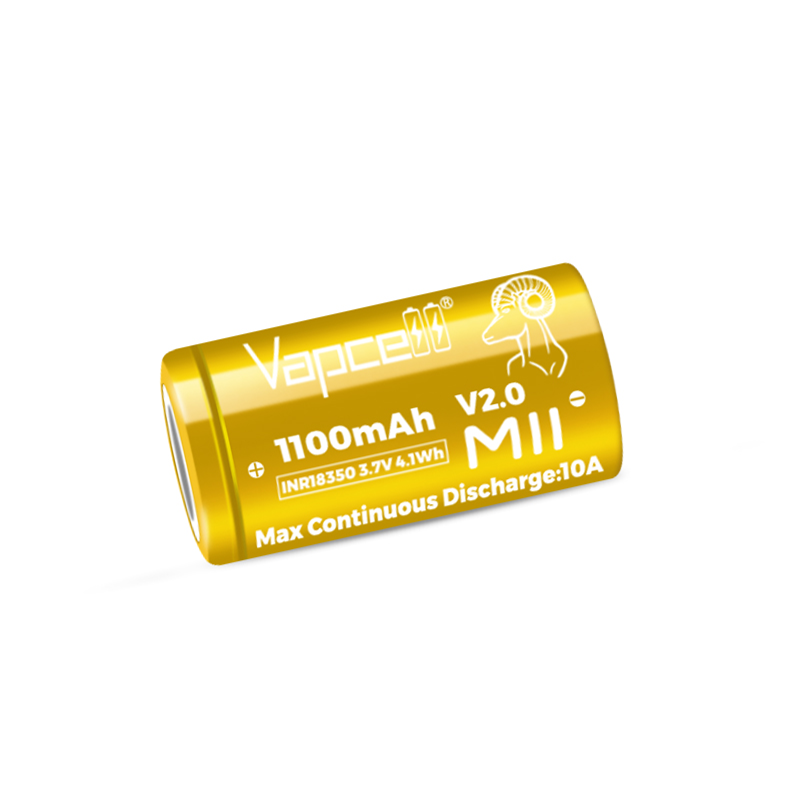 Vapcell M11 V2.0 18350 1100mAh 10A Rechargeable Li-ion Battery