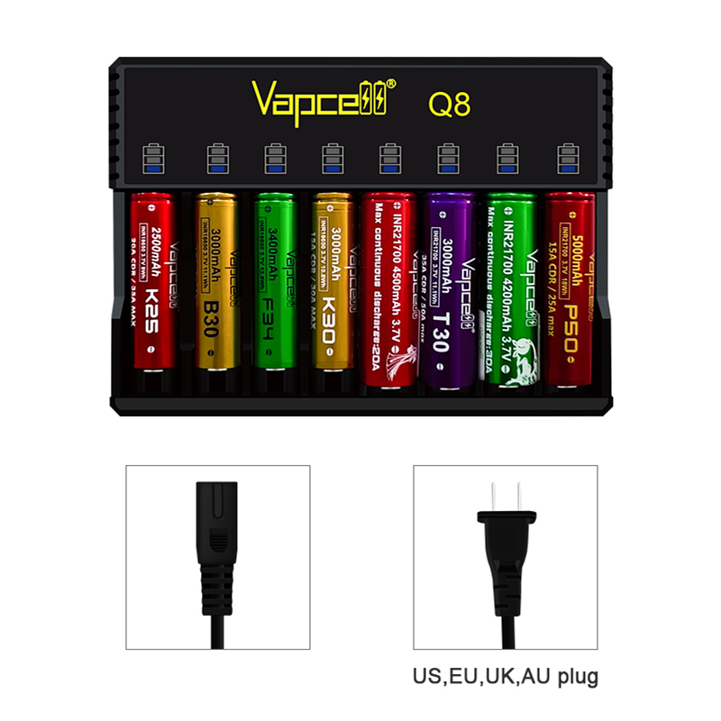 Vapcell Q8 Charger