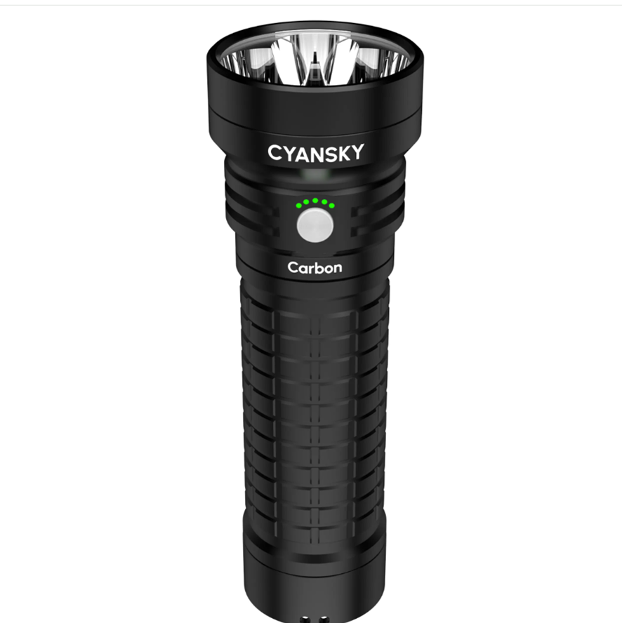 Cyansky Carbon Searchlight 2000 Lumens (Black & Green)
