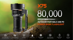 Acebeam X75 CREE XHP70.2 and XHP70.3 HI 67000 + Lumens