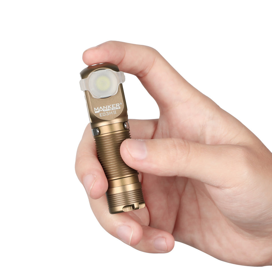 Manker E03H II Sand (Cool White) 600 Lumens