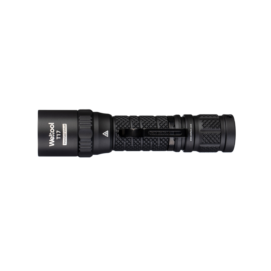 Weltool T17 "Ironclad Virtue" Durable Tactical Flashlight 6500K CW 600 Lumens