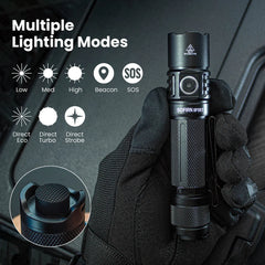 Sofirn SP35T Rechargeable Tactical Flashlight 3800 Lumens