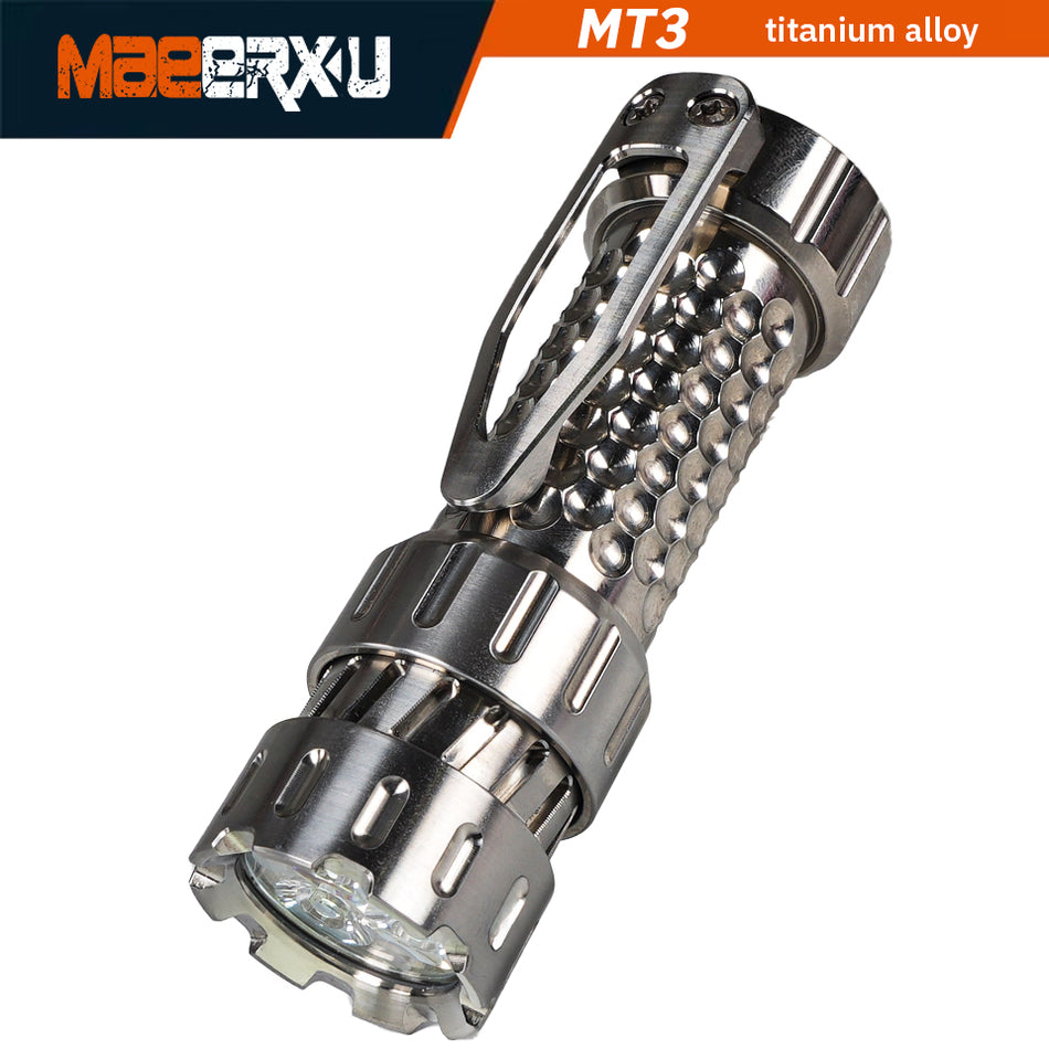 Maeerxu MT3 Titanium LED Flashlight