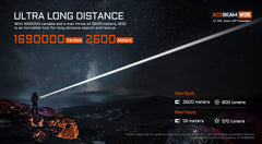 Acebeam W35 LC DEL Zoom LEP Flashlight 800 Lumens (Limited Edition)