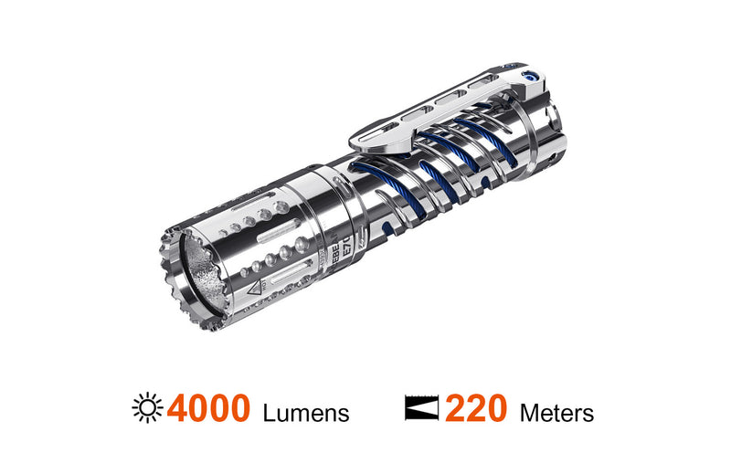 Acebeam E70 Stainless Steel EDC Flashlight 4000 Lumens