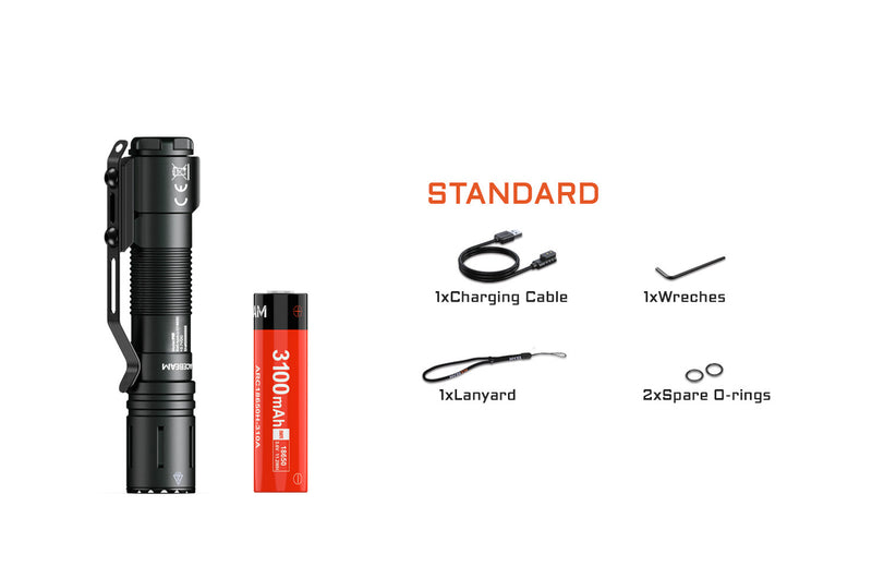 Acebeam P15 EDC Tactical Light 1700 Lumens