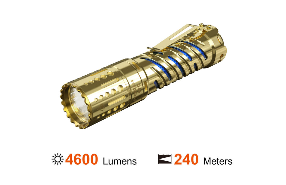 Acebeam E70 Brass EDC Flashlight 4600 Lumens