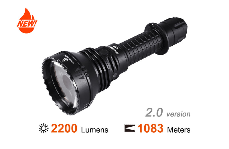 Acebeam L19 2.0 Long Range Flashlight 2200 Lumens