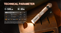 Acebeam Pokelit AA Copper Nichia 519A 500 Lumens