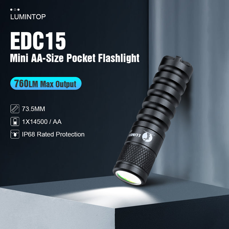 Lumintop EDC15 760 Lumens Compact Flashlight