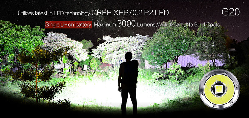 Klarus G20 3000 Lumens