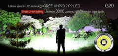 Klarus G20 3000 Lumens