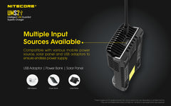 Nitecore UMS2 Intelligent USB Dual-Slot Charger