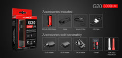 Klarus G20 3000 Lumens