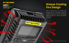 Nitecore UMS2 Intelligent USB Dual-Slot Charger