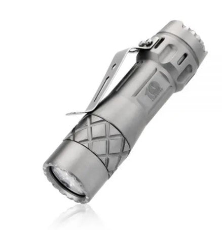 Lumintop LM10 10 Years Anniversary 2800 Lumens Titanium Flashlight Sandblasted