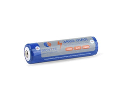 Brinyte 18650 3400mAh Protected Rechargeable Lithium (Li-ion) Button Top Battery