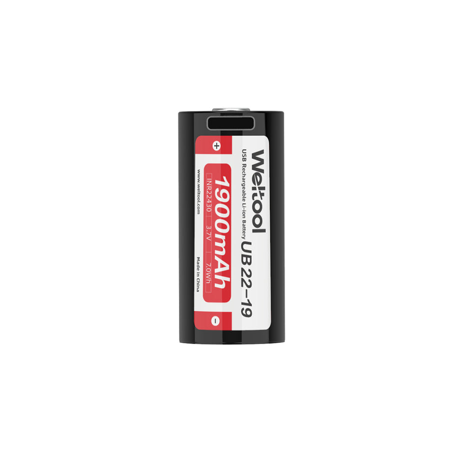 Weltool UB22-19 (22430) High Drain 1900mAh USB Rechargeable Lithium ion Battery