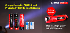 Klarus XT11GT Compatible Batteries