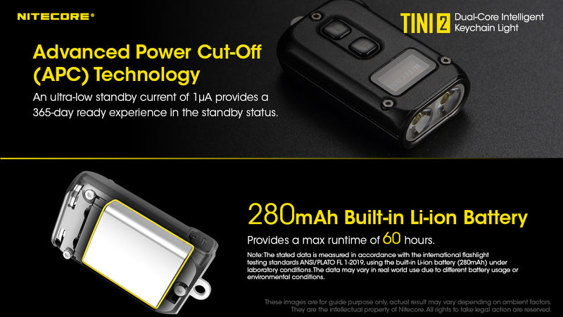 Nitecore Tini 2 500 Lumens