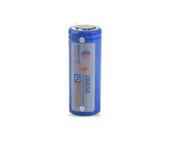 Brinyte 26650 5000mAh Protected Rechargeable Lithium (Li-ion) Button Top Battery