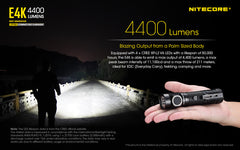 Nitecore E4K 4400 Lumens