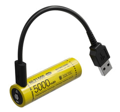 Nitecore NL2150R 5000mAh USB-C Rechargeable 21700 Battery