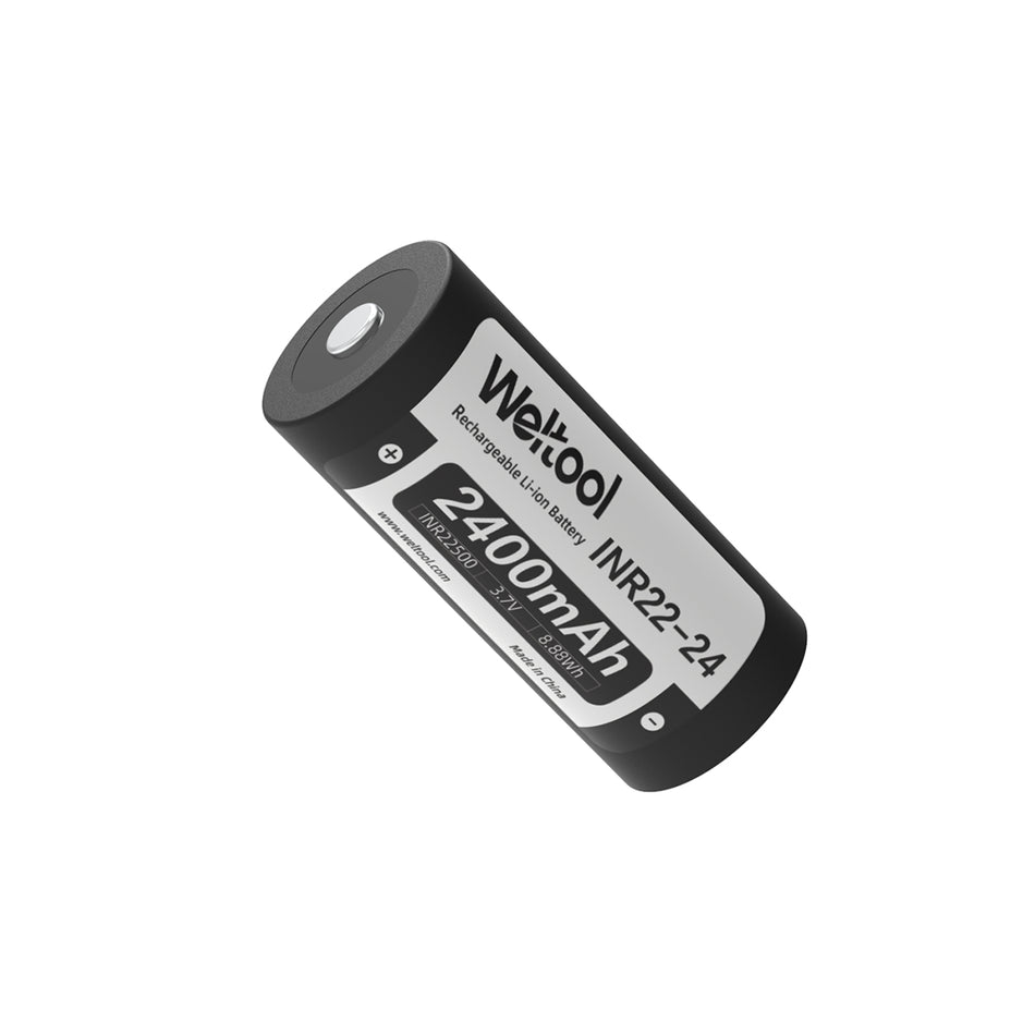 Weltool INR22-24 (22500) Lithium-ion 2400mAh Rechargeable Battery