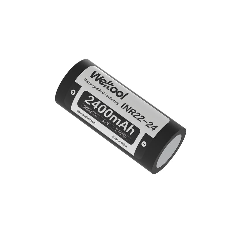 Weltool INR22-24 (22500) Lithium-ion 2400mAh Rechargeable Battery