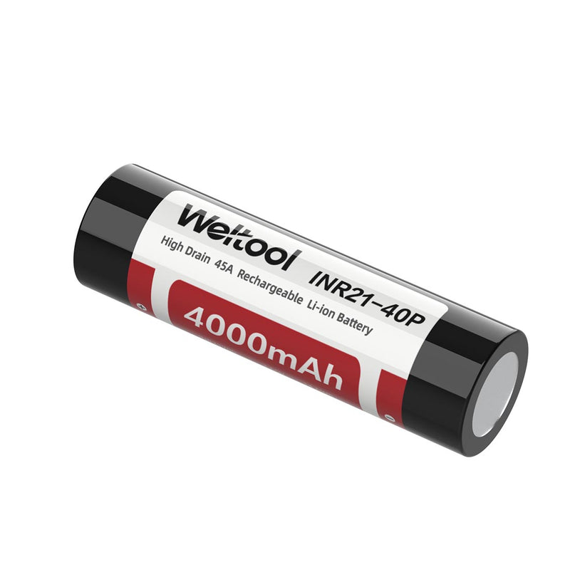Weltool INR21-40P High Drain 21700 Li-ion 4000mAh Rechargeable Battery