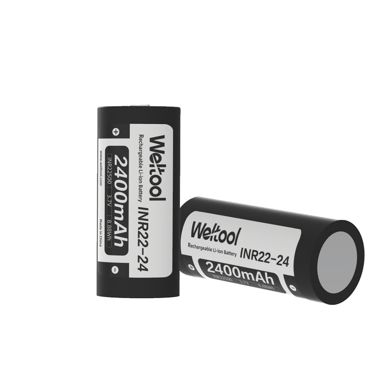 Weltool INR22-24 (22500) Lithium-ion 2400mAh Rechargeable Battery
