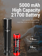 Klarus 21GT-E50 INR 21700 5000mAh 3.6V Protected High-Drain Lithium Ion (Li-ion) Button Top Battery