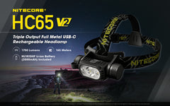 Nitecore HC65 V2 1750 Lumens USB-C Rechargeable Headlamp