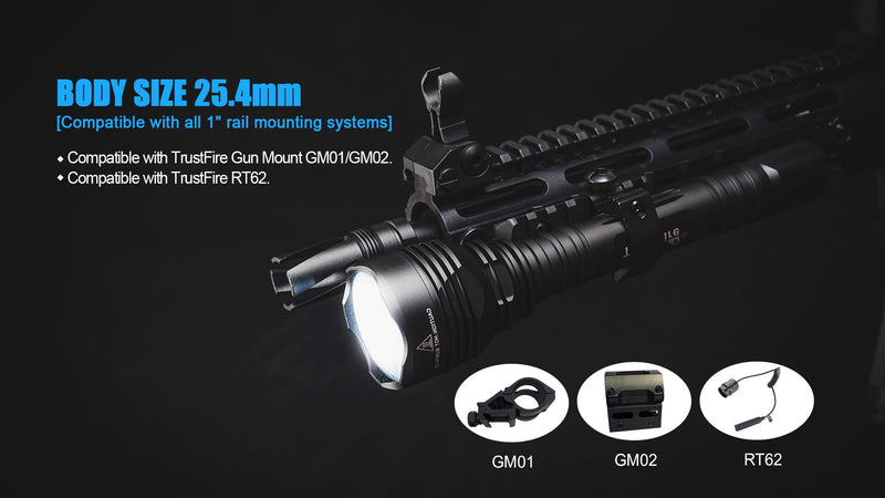 TrustFire T62 Kit 3600 Lumens