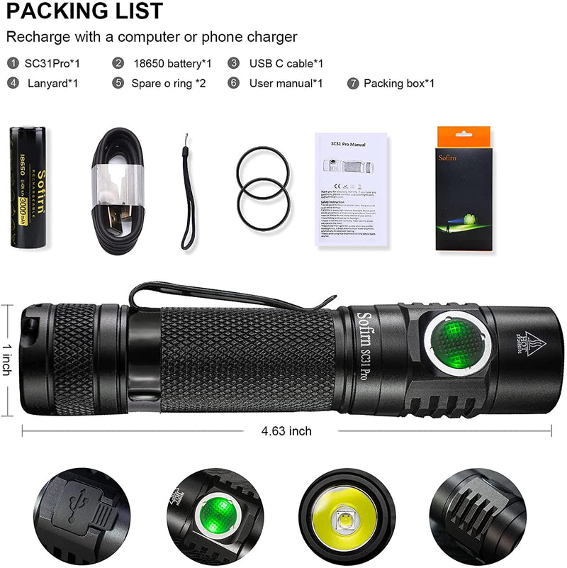 Sofirn SC31 Pro 2000 Lumens