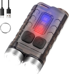 Boruit Model V3 EDC Multi-Functional Keychain Flashlight 900 Lumens