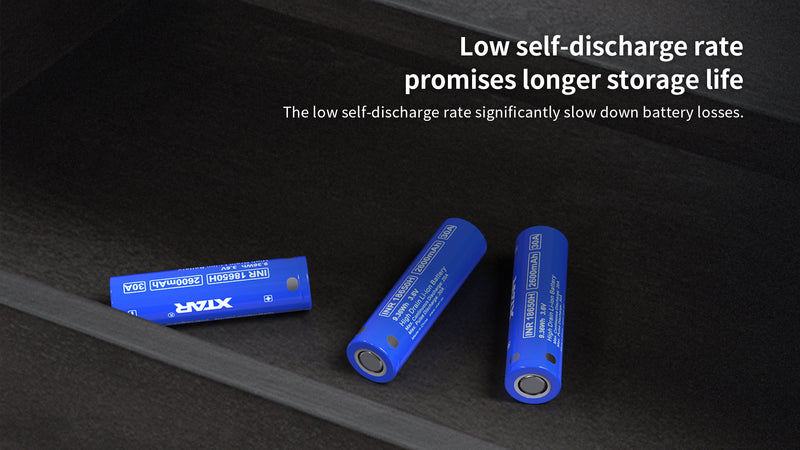 XTAR 18650H INR 2600mAh Li-ion Rechargeable Battery