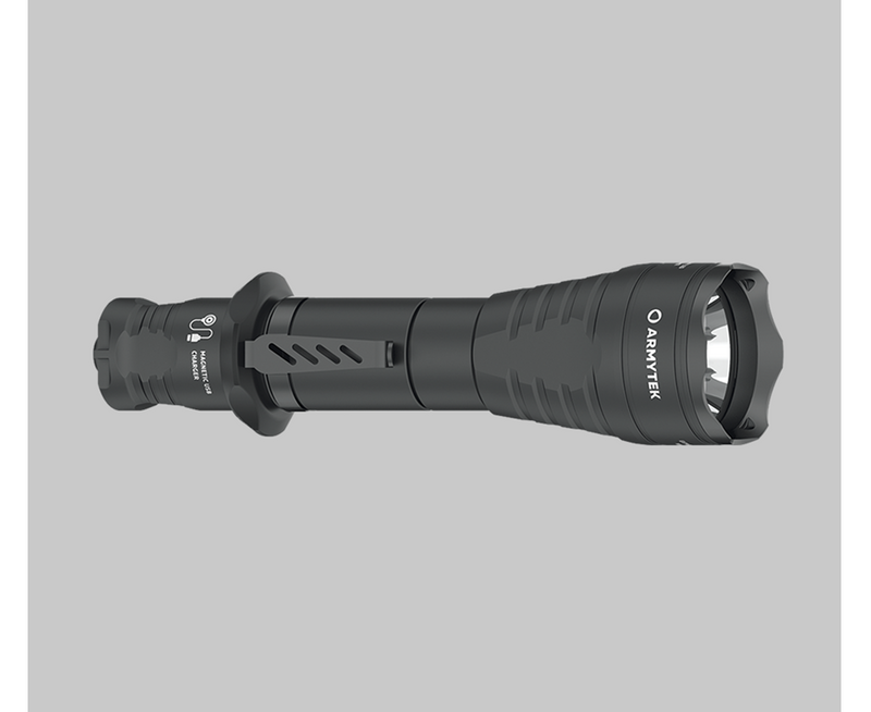 Armytek Predator Pro Magnet USB Tactical Flashlight with Battery 1500 Lumens
