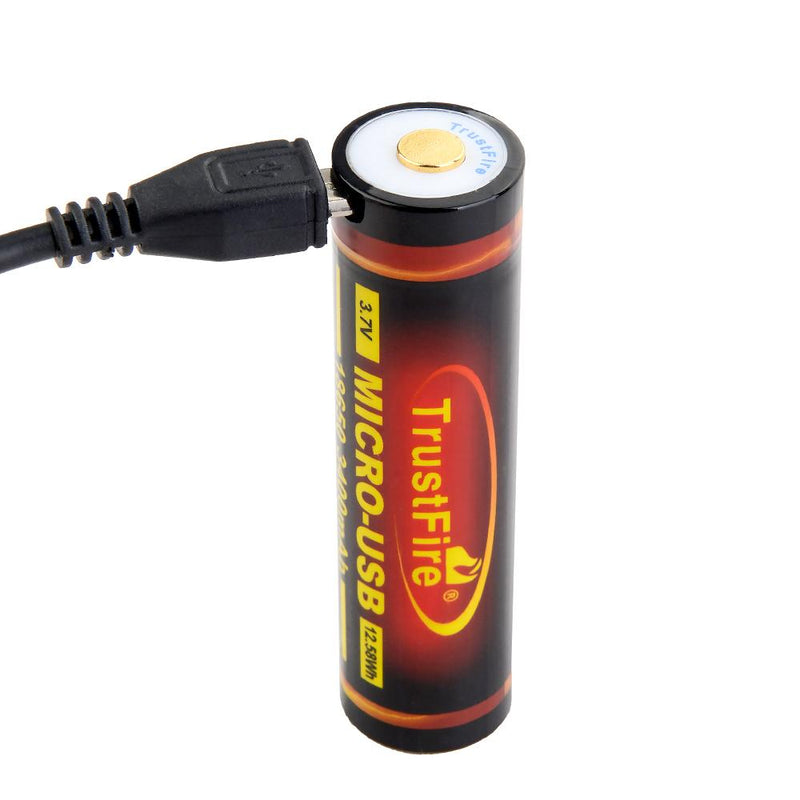 Trustfire (18650) 3400mAh USB Rechargeable Lithium Li ion battery