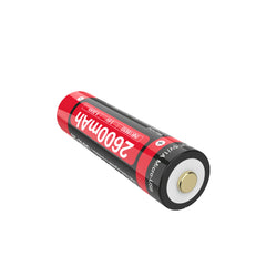 Weltool UB18-26 (18650) 2600mAh USB Rechargeable Li-ion Battery Button Top