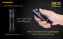 Nitecore E4K 4400 Lumens