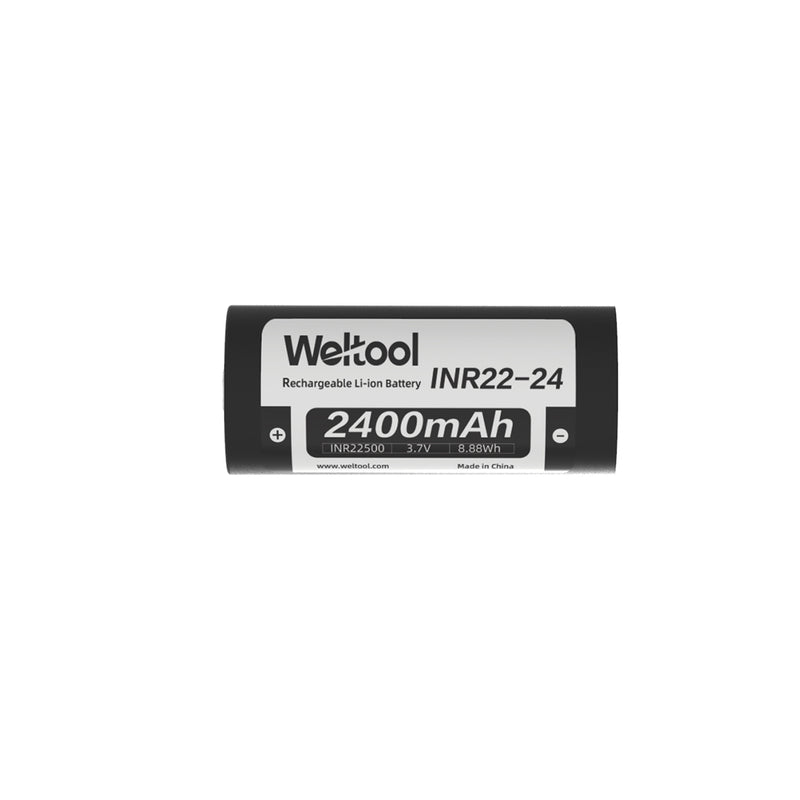 Weltool INR22-24 (22500) Lithium-ion 2400mAh Rechargeable Battery