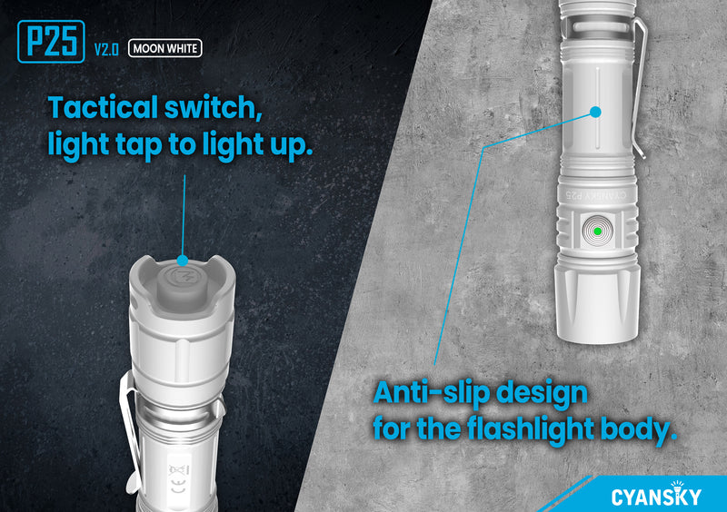 Cyansky P25 V2.0 3600 Lumens (White) Micro-Arc Oxidation