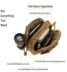 Molle EDC Pouch (Khaki/Tan)