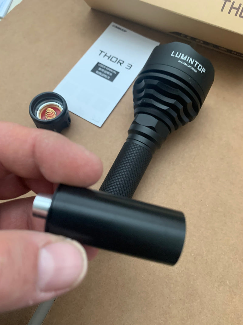 Lumintop Thor 3 Ragnarok 400 Lumens 2500 Meters 21700 LEP Flashlight