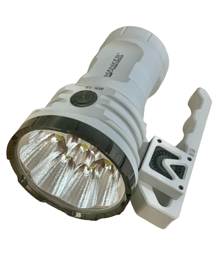 Manker MK38 Satellite Multi-Purpose Handheld Searchlight (Power by 3x 21700 Batteries) 41,500 Lumens